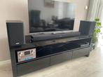 Hoogglans zwart modern tv-meubel –zo goed als nieuw, Ophalen, Overige materialen, 100 tot 150 cm, Zo goed als nieuw