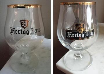 2 Prachtige Hertog Jan glazen. beschikbaar voor biedingen