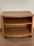 Te koop televisiemeubel op wieltjes, Ophalen, Gebruikt, 50 tot 100 cm, Minder dan 100 cm