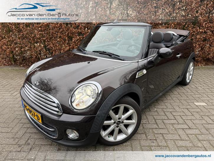 Mini Mini Cabrio 1.6 Cooper Chili I Leer I Stoelverwarming, Auto's, Mini, Bedrijf, Te koop, Cabrio, ABS, Airbags, Airconditioning