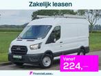 Ford Transit 350 2.0 TDCI L2H3 ac EURO6, Auto's, Stof, 4 cilinders, Wit, 14 km/l