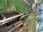 Houten spanten. Lange houten balken. 10 meter, Doe-het-zelf en Verbouw, Hout en Planken, Ophalen, Gebruikt, Balk, Vuren