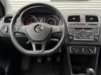 Volkswagen Polo 1.2 TSI Comfortline 2e Eigenaar,Navi,Airco,C, Stof, 4 cilinders, Zwart, Origineel Nederlands