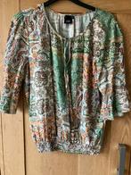 Nieuw/korte mouwen pastelkleuren blouse/Fos Amsterdam/L, Kleding | Dames, Ophalen of Verzenden, Nieuw, Maat 42/44 (L), Groen