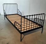 eenpersoons zwart spijlen bed, Ophalen, Verstelbaar, Eenpersoons, Zo goed als nieuw
