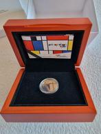 Gouden tientje Willem Alexander. Piet Mondriaan 2022 Proof., Koningin Beatrix, Euro's, Losse munt, Goud