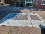Verandazeil pvc schuin oplopend met rail bevestiging, Tuin en Terras, Overkappingen, Ophalen, Zo goed als nieuw