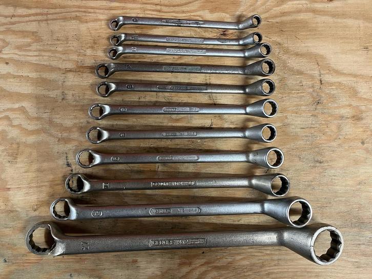 Gedore No. 2 ringsleutels, Auto diversen, Autogereedschap, Gebruikt, Ophalen of Verzenden