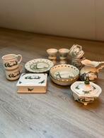 Delft groen B.M.van Noordenne servies Korenbloem zgan, Antiek en Kunst, Ophalen