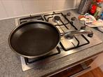 Hexclad pan, Huis en Inrichting, Keuken | Potten en Pannen, Ophalen, Gebruikt, Rvs, Koekenpan of Braadpan