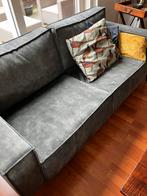 Twee groene banken 185x80 zithoogte 40 cm, Huis en Inrichting, Banken | Bankstellen, Ophalen of Verzenden, Zo goed als nieuw, 75 tot 100 cm