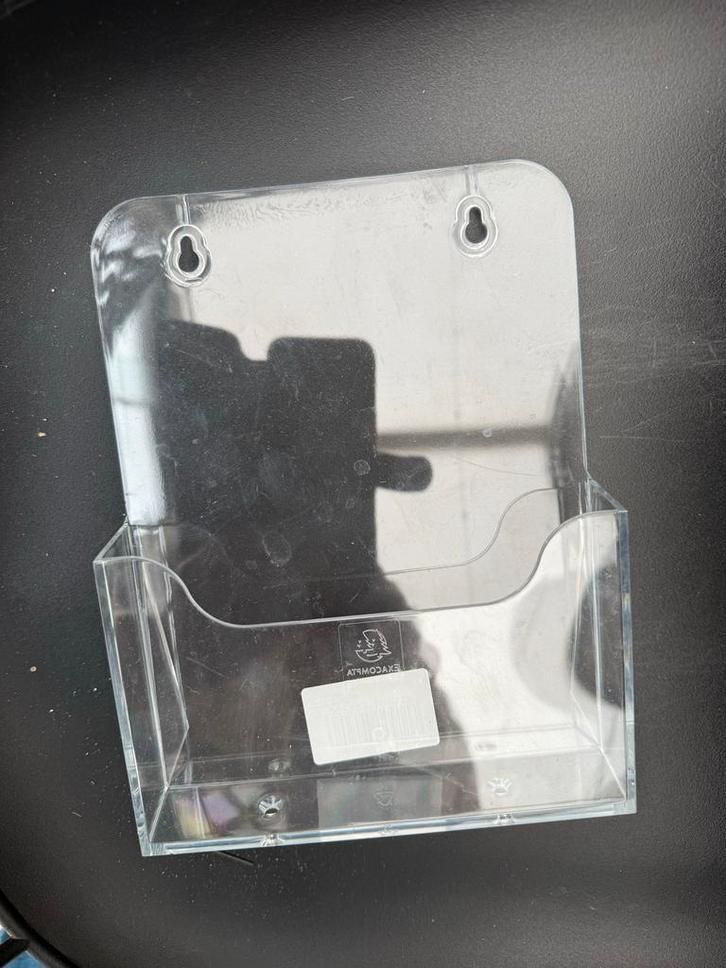 Exacompta Folderhouder - Transparant Acryl, Hobby en Vrije tijd, Overige Hobby en Vrije tijd, Gebruikt, Ophalen of Verzenden