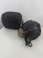 Skihelm met vizier en tas, ., Overige typen, Zo goed als nieuw, .