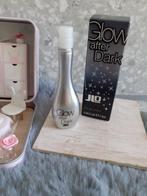 parfumminiatuur met doosje glow after dark by j lopez, Ophalen, Zo goed als nieuw, Miniatuur, Gevuld