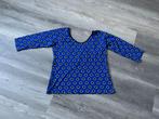 Leuk blauw shirt van Juffrouw Jansen, Blauw, Maat 42/44 (L), Ophalen of Verzenden, Zo goed als nieuw