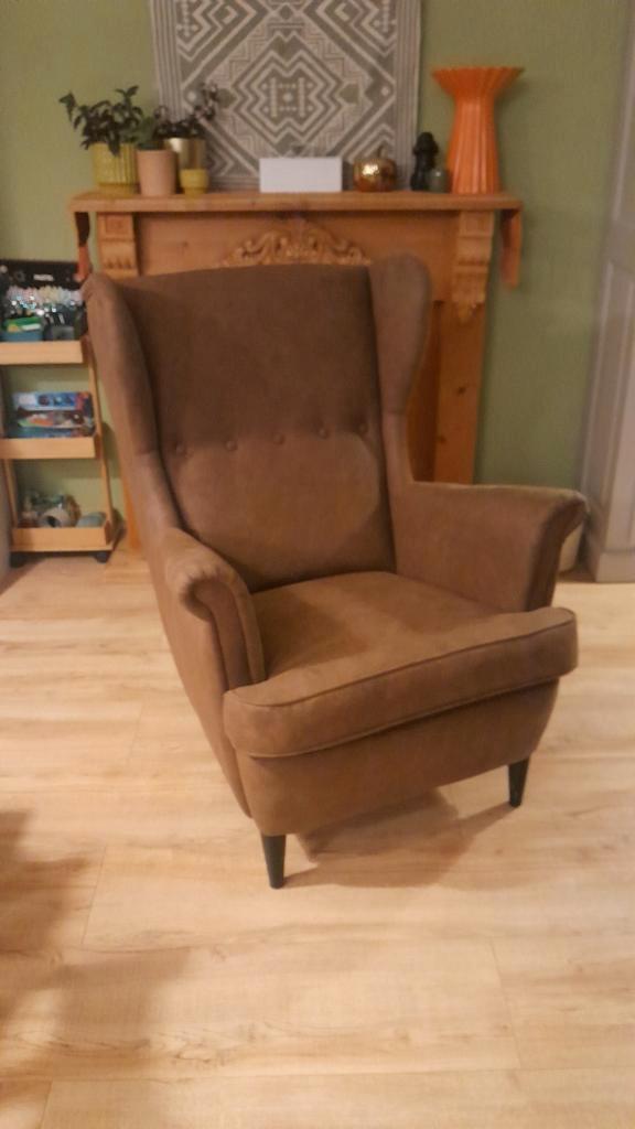 Mooie Fauteuil!, Huis en Inrichting, Fauteuils, Zo goed als nieuw, Leer, Stof, 75 tot 100 cm, Ophalen of Verzenden