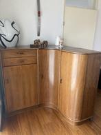 Art deco hoge dressoir, Huis en Inrichting, Kasten | Dressoirs, Ophalen, Gebruikt, 25 tot 50 cm