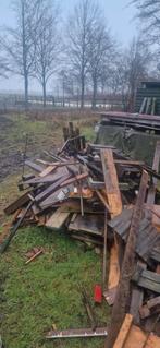 Sloophout/ brandhout, Ophalen, Gebruikt