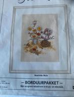 BORDUURPAKKET VINTAGE MATHILDE MUIS DMC!!, Verzenden, Nieuw, Borduurpakket