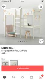 Hoogslaper met bureau, Huis en Inrichting, Slaapkamer | Stapelbedden en Hoogslapers, Gebruikt, Eenpersoons, Ophalen of Verzenden