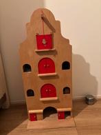 Houten pakhuis poppenhuis 90 cm h, van Dijk toys Sinterklaas, Ophalen, Gebruikt, Overige typen