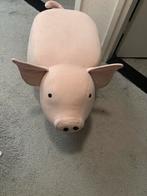 Dieren Poef - Varken, Huis en Inrichting, Stoelen, Ophalen, Overige kleuren, Zo goed als nieuw, Eén