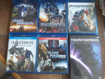 Transformers 1 t/m 5 Bluray + Beast Machines Serie Dvd  beschikbaar voor biedingen