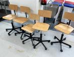 werkplaatsstoel houten stoelen stoel magazijnstoel koopje, Ophalen, Gebruikt, Bruin