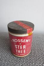 zeldzaam antiek blikje Van Rossum Ster thee 1950, Verzamelen, Blikken, Ophalen of Verzenden, Gebruikt, Overige