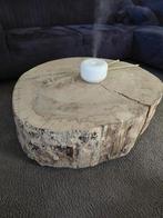 Robuuste salontafel / boomstam tafel, Huis en Inrichting, 50 tot 100 cm, Rond, Zo goed als nieuw, Minder dan 50 cm
