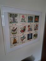 Mooi geborduurd doek 96x82 cm, Ophalen, Zo goed als nieuw, Wanddecoratie
