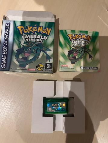 Pokémon Emerald – Compleet in Doos & Handleiding – Zeldzaam! beschikbaar voor biedingen