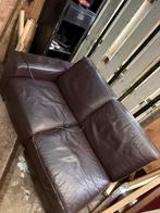 Elektriche leren hoekbank, Ophalen of Verzenden, Zo goed als nieuw
