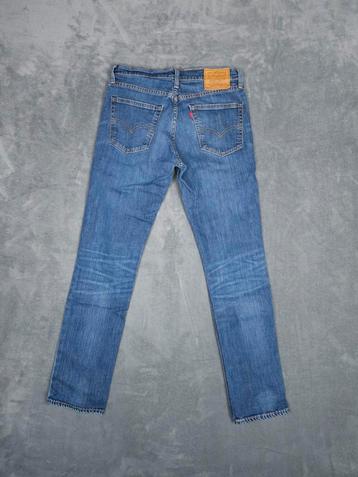 Levis 511 Broek W32 L32 Denim Blauw Jeans Slim Fit beschikbaar voor biedingen