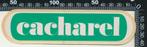 Sticker: Cacharel, Ophalen of Verzenden, Zo goed als nieuw, Bedrijf of Vereniging