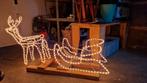 Verlichte arreslee op houten frame Kerstverlichting buiten!, Ophalen
