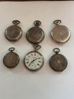 6 zilveren russische zakhorloges, Antiek en Kunst, Ophalen of Verzenden
