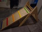 Houten Klimrek met 2 in 1 Glijbaan + loopplank, Ophalen, Zo goed als nieuw, Overige typen