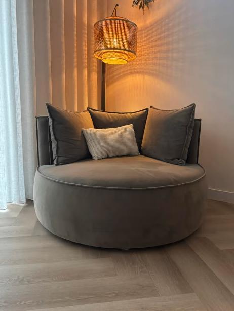 Fauteuil Room108 Adore 120cm, Huis en Inrichting, Fauteuils, Zo goed als nieuw, Stof, 100 tot 125 cm, 100 tot 125 cm, Ophalen