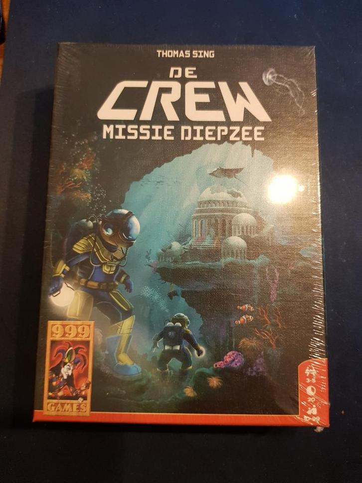 De Crew Missie Diepzee (nieuw in seal), Hobby en Vrije tijd, Gezelschapsspellen | Bordspellen, Nieuw, Een of twee spelers, Drie of vier spelers