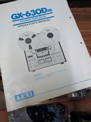 Akai GX 630Dpro - breedspoor - bandrecorder  beschikbaar voor biedingen