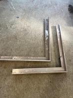 2x hoektrim 50x50 cm tbv. overkapping, Tuin en Terras, Ophalen, Nieuw, Overige typen