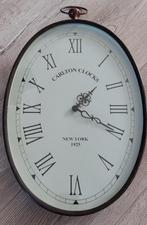 Mooie ovale Carlton klok, Ophalen of Verzenden, Zo goed als nieuw, Wandklok