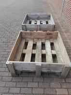 Kist bak moestuin plantenbak ~ hout ~ 1 of 2 stuks, Ophalen, Zo goed als nieuw, Hout