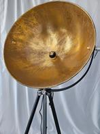 Vloerlamp tripod goud met zwart, Ophalen, Zo goed als nieuw, 150 tot 200 cm