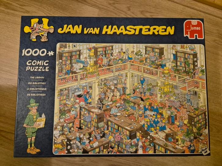 Leuke Puzzels te koop! Oa Jan van Haasteren en Wasgij, Hobby en Vrije tijd, Denksport en Puzzels, Zo goed als nieuw, Legpuzzel