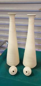 sier flessen creme aardewerk met dop, Ophalen of Verzenden, 'T Olde Gre-j, Info@toldegrej.nl, Endepoelstraat 20f Didam