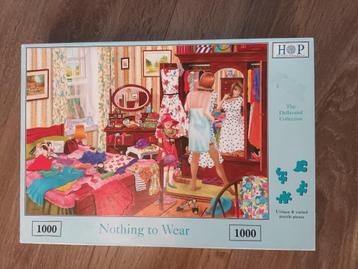 HOP Puzzel (Nothing to wear) 1000 st beschikbaar voor biedingen
