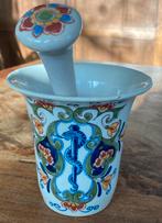 Makkum apothekers pot vijzel met stamper, Antiek en Kunst, Ophalen of Verzenden