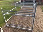 Demontabele gegalvaniseerde stalen frames,, Doe-het-zelf en Verbouw, Steigers, Ophalen, Zo goed als nieuw, Overige typen, Minder dan 2 meter